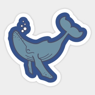 The Happy Humpback Sticker